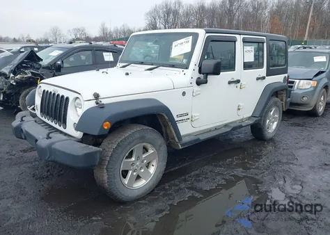 2015 Jeep Wrangler Unlimited Sport Rhd z USA, uszkodzony, nr VIN 1C4BJWKG1FL672451